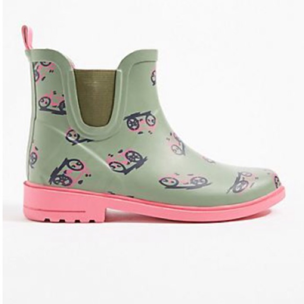 NWT Anthropologie Colloquial Chelsea Rain Booties - Picture 8 of 8